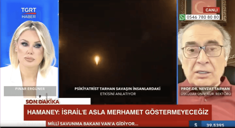 Prof. Dr. Nevzat Tarhan: “İsrail toplumunda büyük bir kolektif travma oluştu”