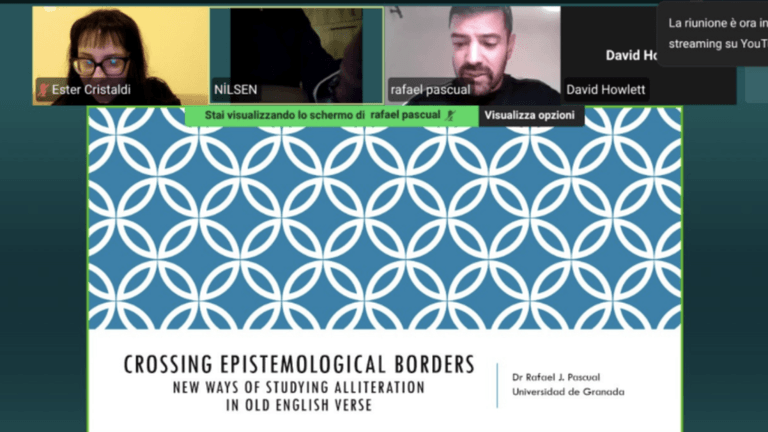 Old English poetry and digitalization were discussed in the Entangled Histories Series