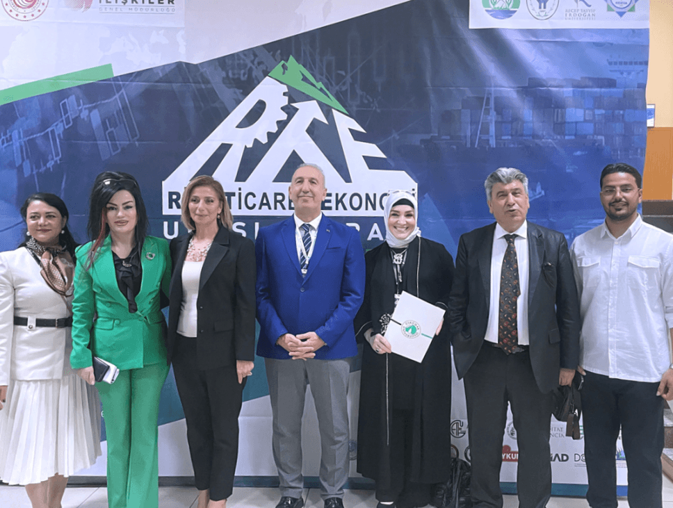 Dr. Öğr. Üyesi Nebiye Yaşar, Rize Ticaret ve Ekonomi kongresinde bildirileriyle yer aldı