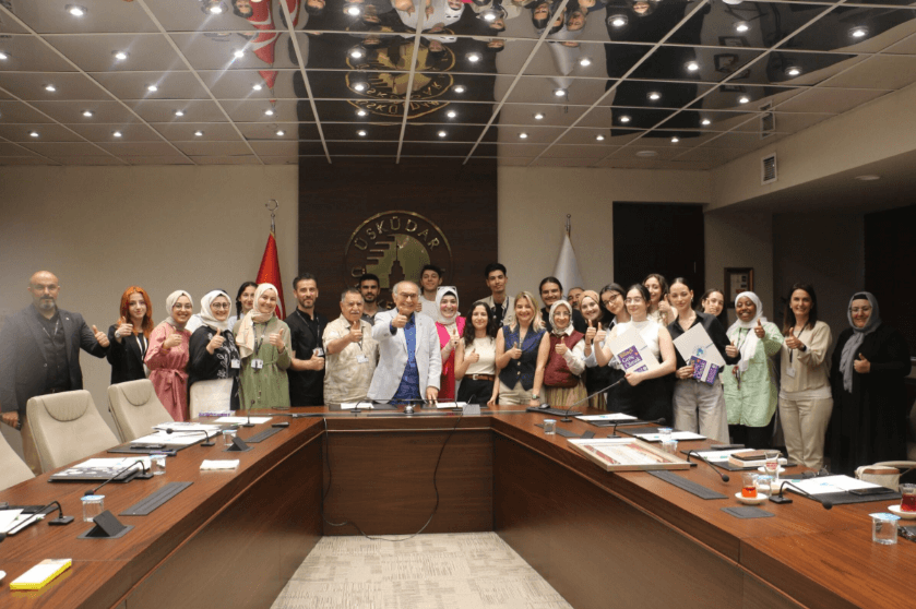 Student clubs with approved ÜNİDES projects met with Prof. Nevzat Tarhan