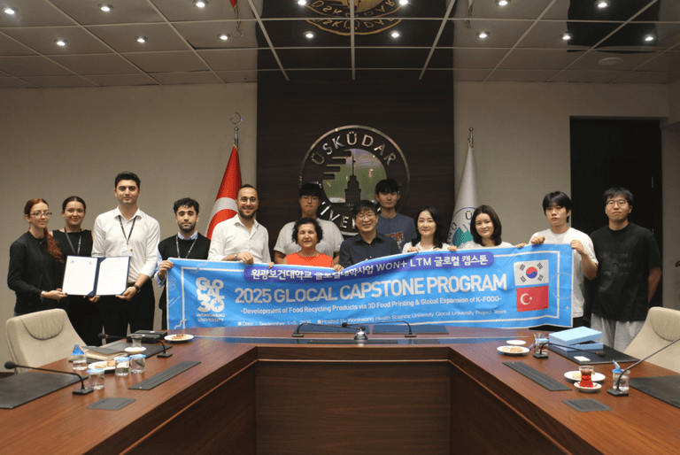 A cooperation protocol signed between Üsküdar University and Wonkwang University