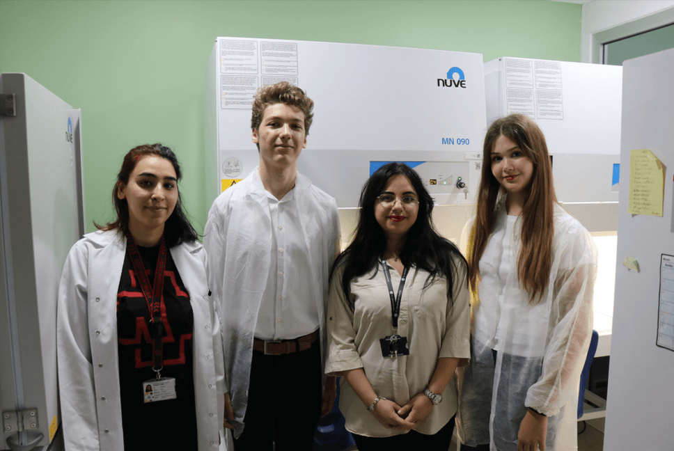 High School Students in Üsküdar’s Laboratories…