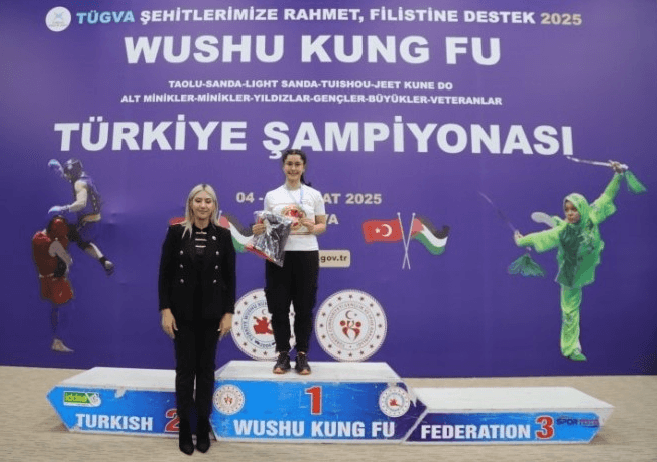 Wushu Kungfu Türkiye champion from Üsküdar...