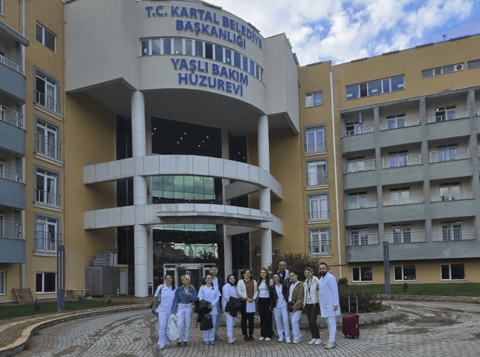 Podology students provided foot care for the elderly on International Day of Older Persons