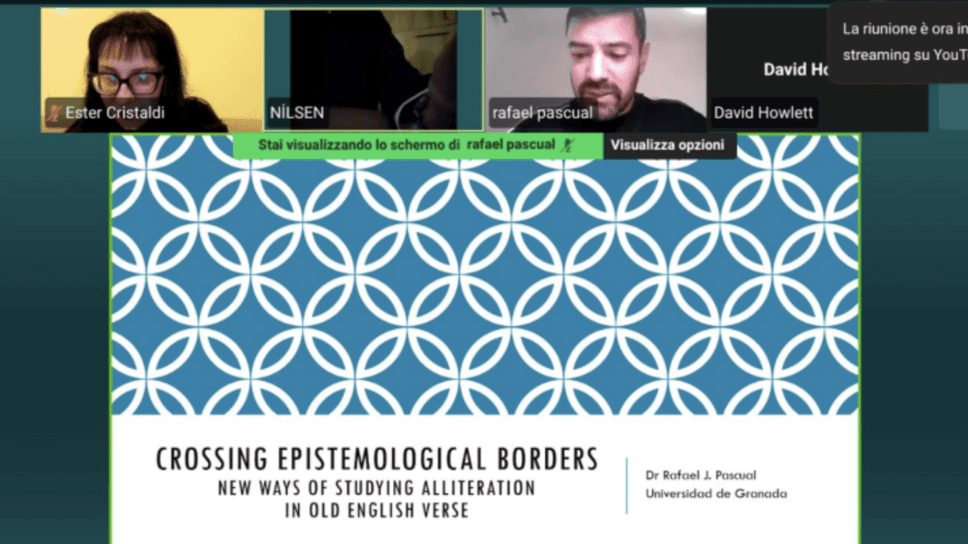 Old English poetry and digitalization were discussed in the Entangled Histories Series