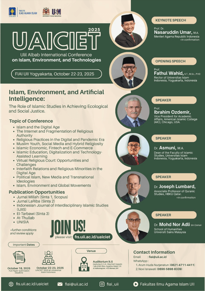 Prof. İbrahim Özdemir discusses “Islam and the Climate Crisis” in Indonesia