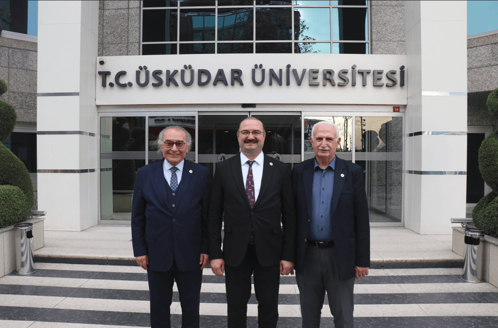 Atatürk Üniversitesi Rektörü Prof. Dr. Hacımüftüoğlu Üsküdar Üniversitesini ziyaret etti
