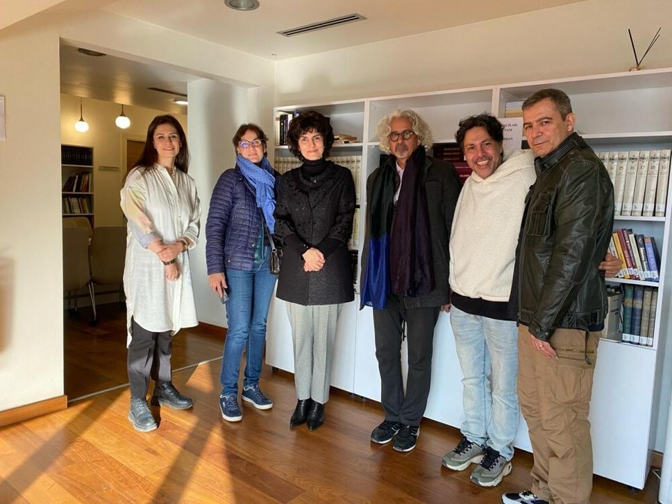 Tunuslu Ünlü Yönetmen Nacer Khemir Tasavvuf Araştırmaları Enstitüsünü ziyaret etti